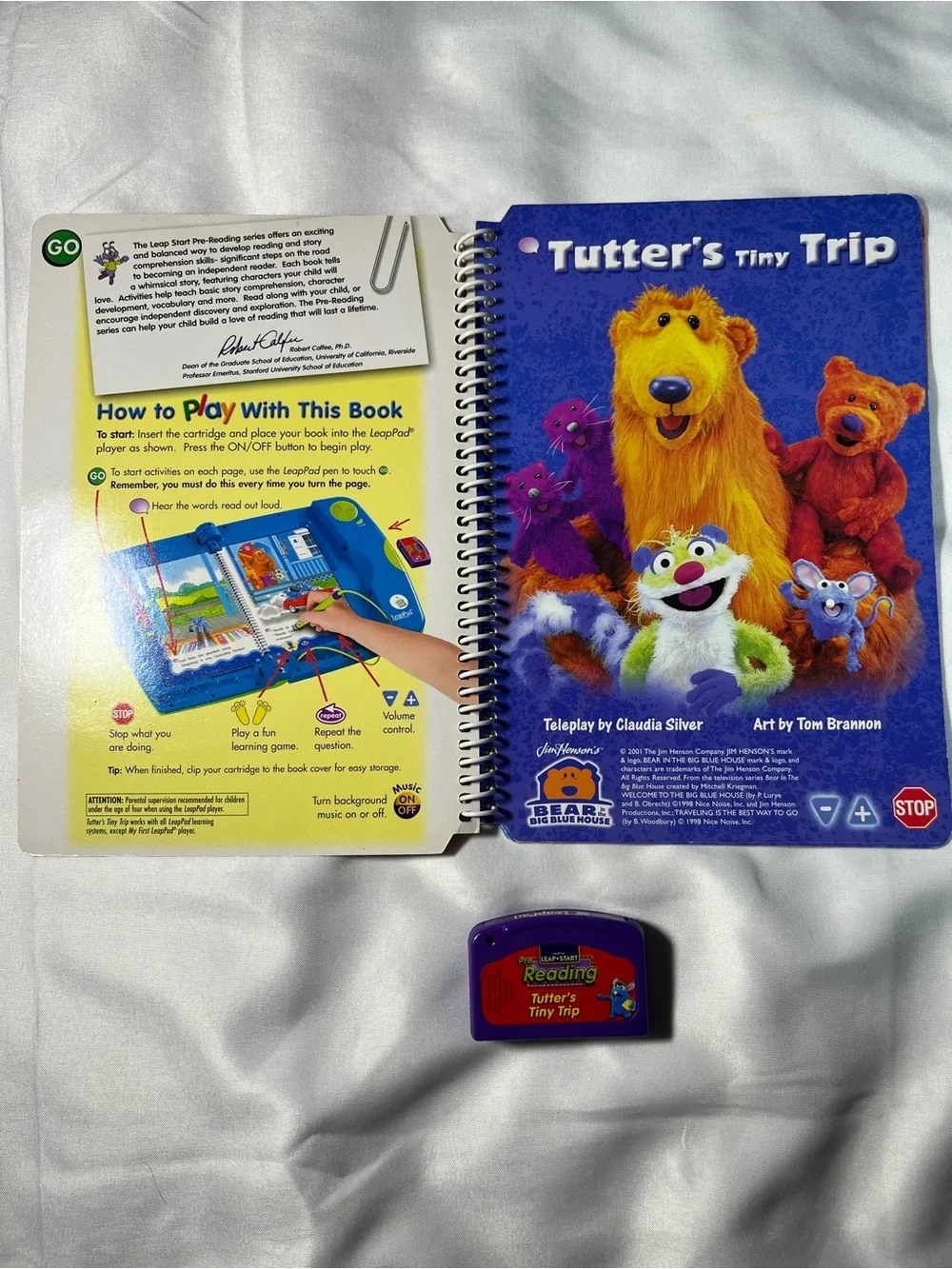 LeapPad Pre-Reading Tutter’s Tiny Trip Bear in the Big Blue House Book Cartridge